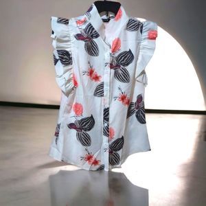 Floral Print Woman's Top